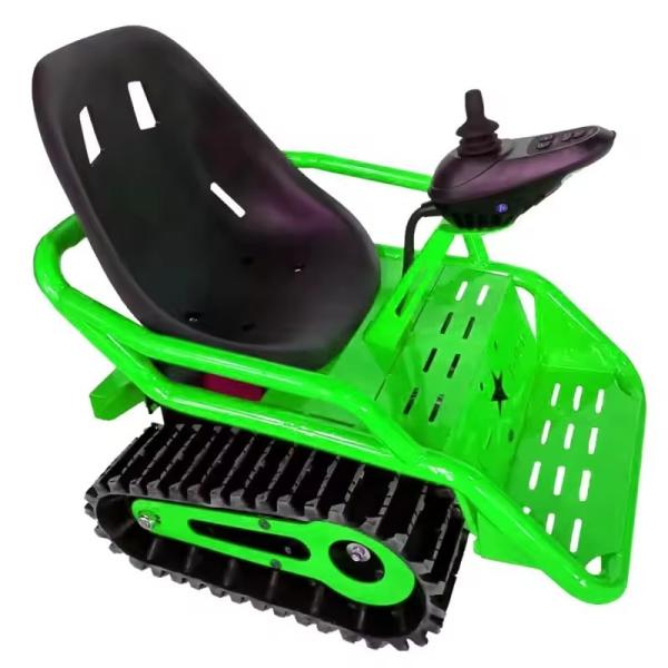 24V Voltage Children's Track Electric Beach Kart with Small Tank and Remote Control