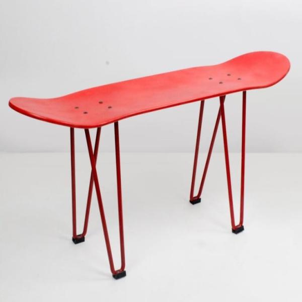 YOBANG New skateboard coffee stool table chair Iron leg funny furniture OEM sale