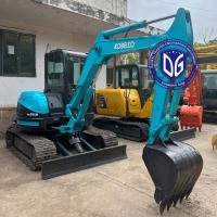 Excavadora hidráulica usada SK55 Kobelco Mini Crawler5.5 toneladas, 90% nuevo, listo para la venta ahora