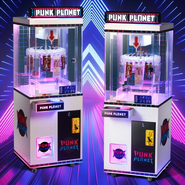 1 jogador Mini Máquina de garra operada por moeda Máquina de jogo de presente de clip para diversão personalizada