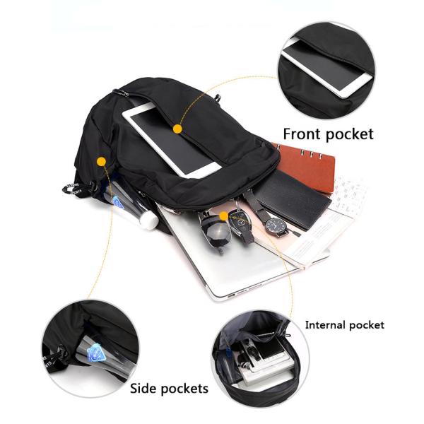 New Design Business Laptop Backpack with usb charging port Waterproof Travel School backpack
