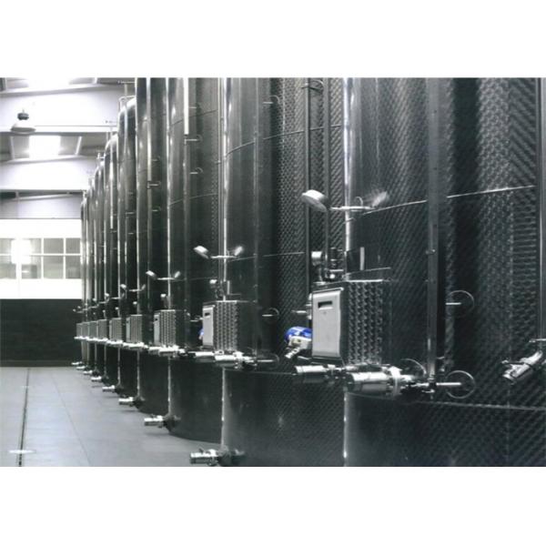 304 316 Stainless Steel Fermentation Tanks / Industrial Storage Tank For Fruit Wine