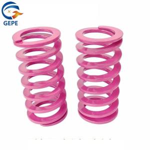 Pink Purple Mold Spring Custom Compression Spring Manufacturer