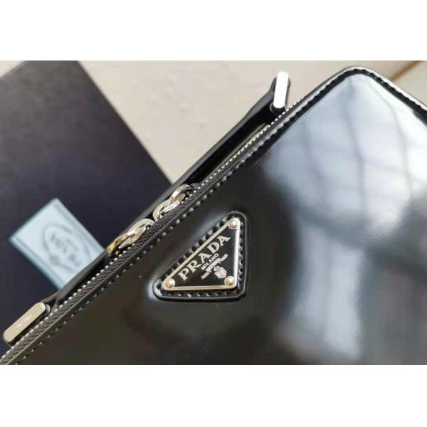 Womens Cowhide Glossy Finish Camera Cross Body Bag Waterproof