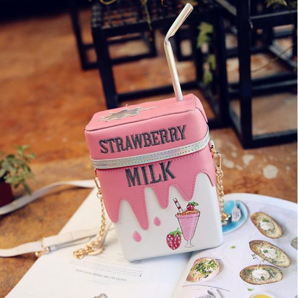 Summer new shoulder bag diagonal female milk box shape straw embroidery female small square package