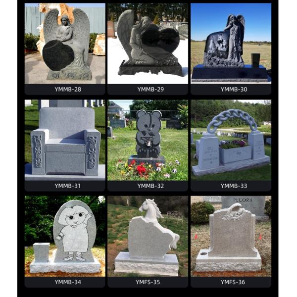 Angel of Grief Marble Stone Life Size Weeping Angel Statues Headstone Statue Sculpture for Cemetery