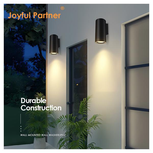 Garden LED Wall Lanterns Extruded Aluminum Alloy Housing Up And Down For Outdoor Decoration