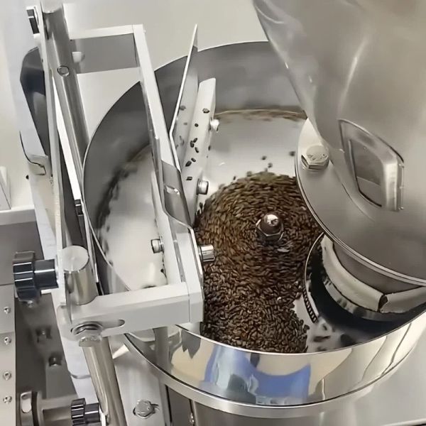 Vertical Tea Packing Machine 2kw Granule Packaging Machinery High Speed