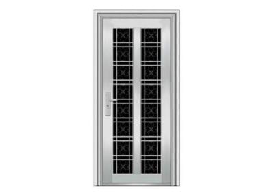 Customized Pattern Stainless Steel Residential Doors With Various Plate Material