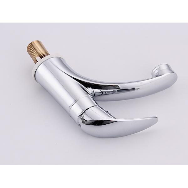 Краны таза холодной воды стильного Bathroom цинка одиночные в Chrome