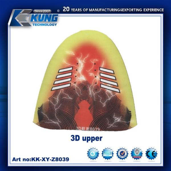 A parte superior de sapatas impermeável do esporte 3D, esporte dos homens calça a parte superior respirável