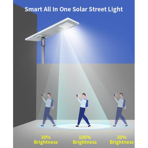 уличный свет фотовольтайческим 30watt наивысшей мощности СИД 3000k солнечный установленное поляком 60watt 100watt