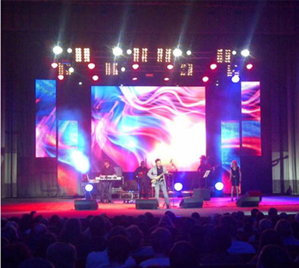SMD2020 Led Stage Curtain Screen P4.81 900CD/M2 For Wedding Church