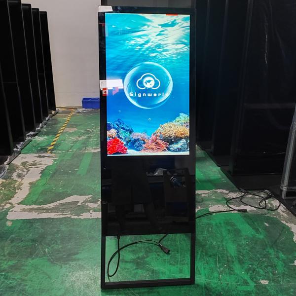 32 43 55 inch indoor touch screen lcd outdoor advertising player totem kiosk CMS software led display digital signage