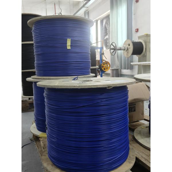 Simplex Armored Patch Cord 0.5m FC/UPC Connector 3.0mm Blue LSZH  Flame Resistant FTTH