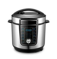 Autocuiseur électrique multifonctionnel couleur argentée de 6 quarts