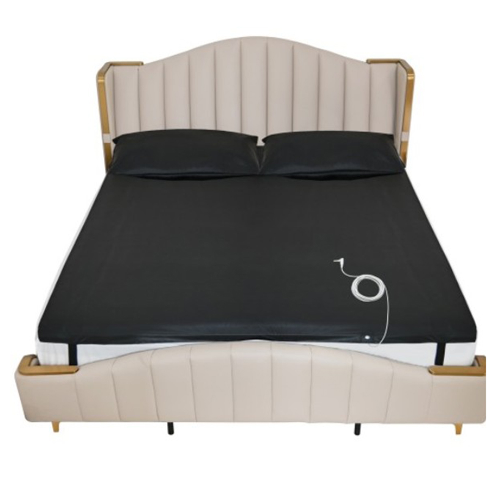 Drop Shipping Bed Mat Customize Grounding Conductive PU Leather Mattress Black 68*132cm Breathable ESD EMF Radiation Protection