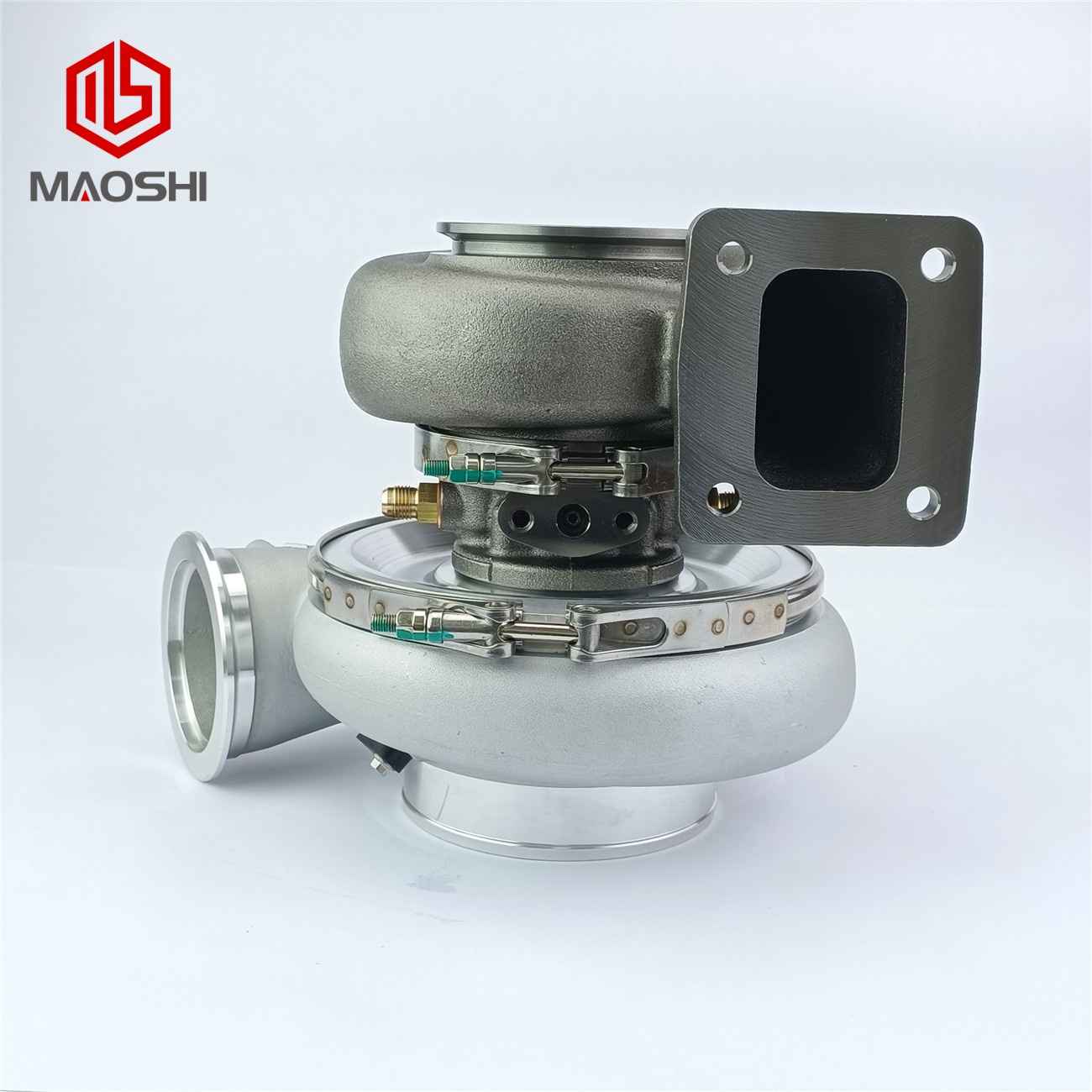 Ms-Tech G42-1200 Ceramic Dual Ball Bearing Compressor Turbocharger Kit AR 1.01 T4 Divided V-band 1200HP