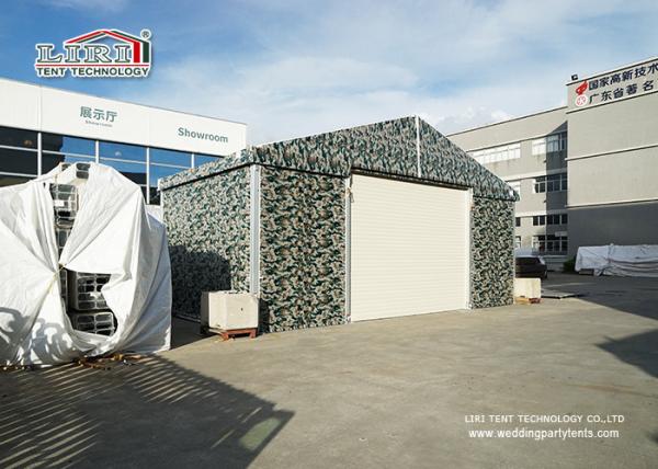 Hangar de alumínio do helicóptero do quadro da porta deslizante, hangar provisório do jato privado