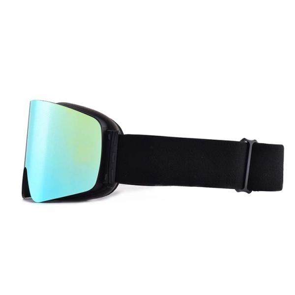 Custom Cylindrical Lens Type Double Lens Magnetic Ski Goggles with TPU PC Material