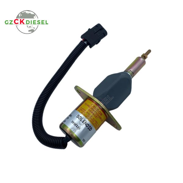 12V Fuel Stop Solenoid Valve 3930233 3923680 SA-4335-12 for Engine 6BT 5.9L 6CT 8.3L