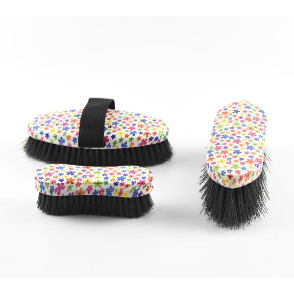 PP Personalised Horse Grooming Brush 17*8 cm With 25mm Straight Wire Brush