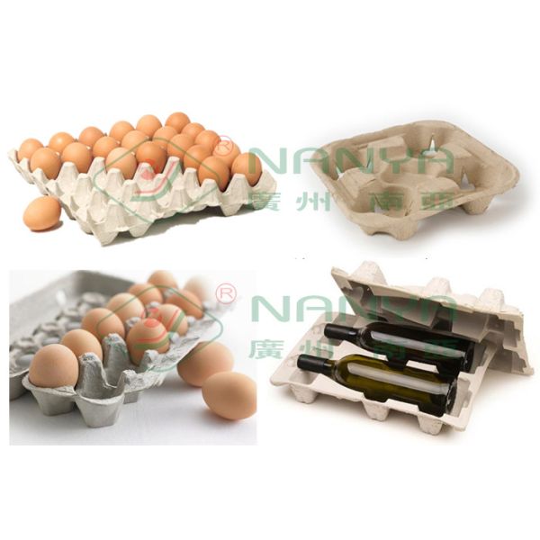 High Efficiency Recycled Paper Egg Tray Machine / Egg Carton Making Machine with 6000 Pcs/H