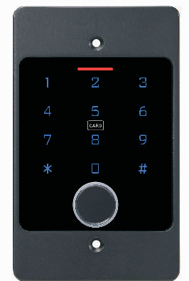 Outdoor Waterproof Metal Case Smart Tuya Wifi Standalone Embedded Fingerprint Access Control With Keypad