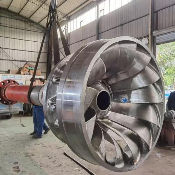 Stainless Steel 13-Blade Francis Runner for Medium/High Head Hydropower Applications