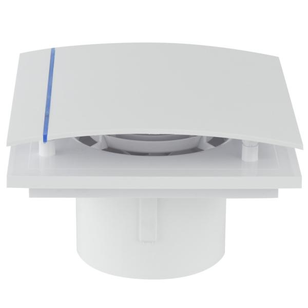 Ventilador de fluxo axial montado na parede para ventilação de escape do extractor de fumaça Cfm do banheiro
