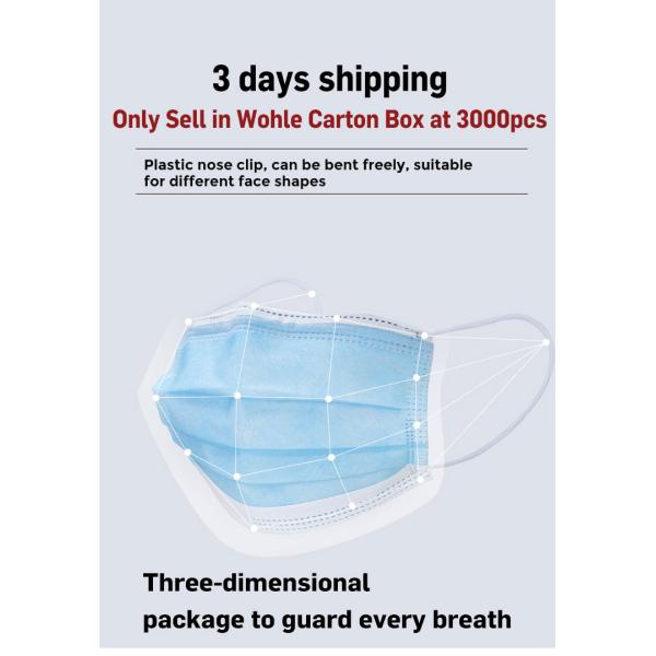Facial Medical Grade Face Mask Personal Protective Dust Proof Eco Friendly
