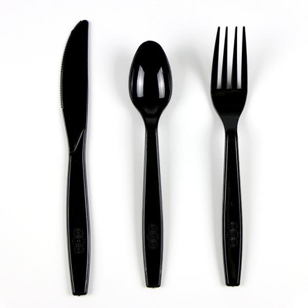 Plastic Cutlery Set with Free Design Disposable Utensils Fork Knife Spoon and Napkin