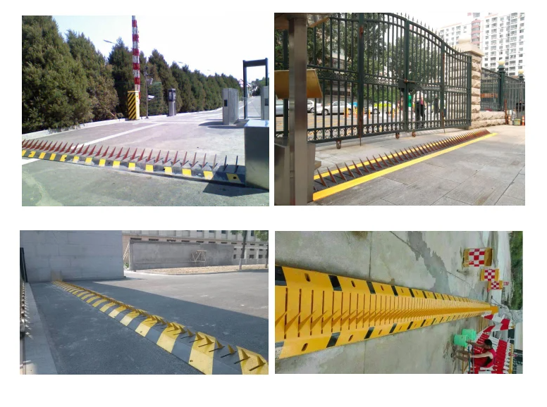 Cold Rolled Steel Road Blocker Remote Control Spike Tyre Killer Customized Color