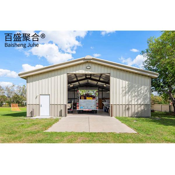 Cutting Service Prefab Warehouse Steel Structure Garage Building With Low Carbon Steel