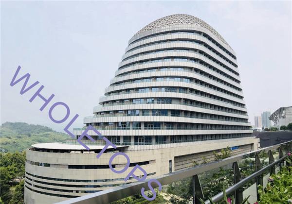 High Strength 800×800mm 6.0mm Perforated Metal Panel Facade For Exhibition Center