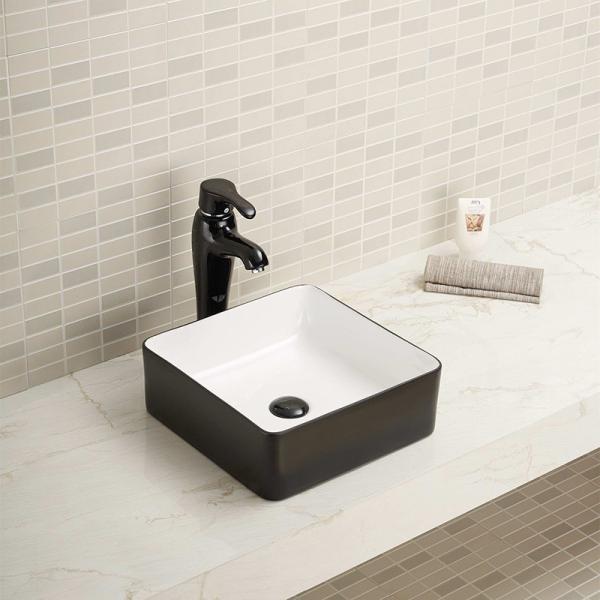 Reusable Counter Top Bathroom Sink Square Type Not Deformed Wash Basin