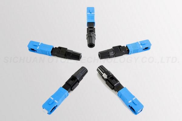 SC / UPC Fiber Fast Connector UL Rated Plastic Housing Return Loss >50dB