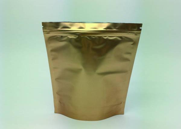 Small Flat Zip Lock Mylar Aluminum Foil Stand Up Pouch Square Bottom Food Packaging