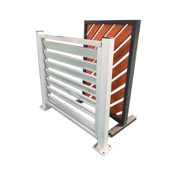 Вековечным покрытый порошком профиль конструкции поручня балкона 6063 алюминиевый