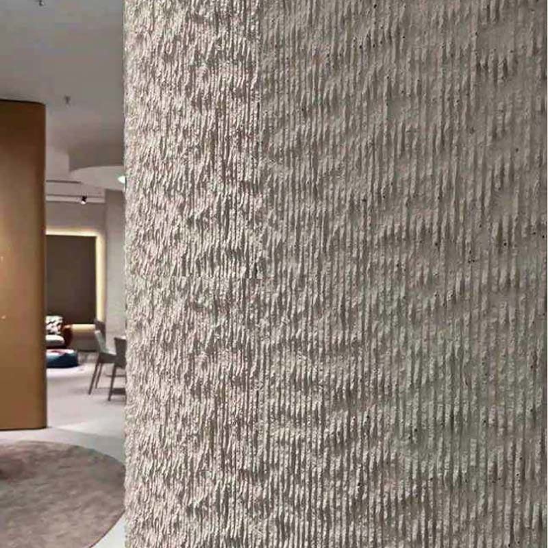 Flowing Soft Stone Flexible Wall Panel With Natural Slate Texture 600x1200mm