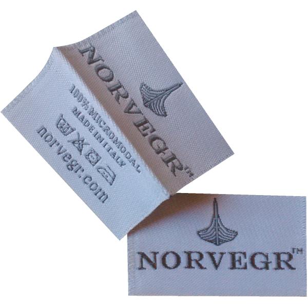 End Folded Clothing Labels For Blankets Bags Trademark Name Logo Sew On
