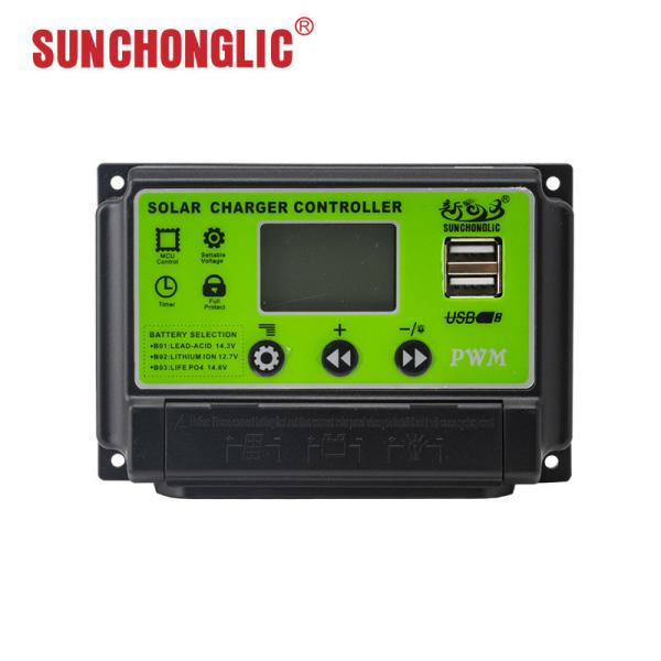 12v / 24v pwm 太陽光充電器制御器 20a家庭用