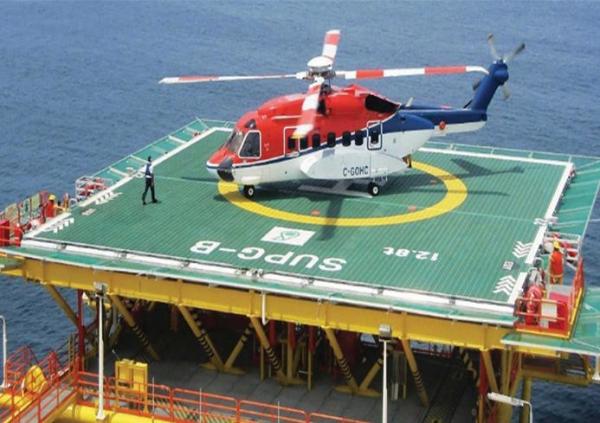 Helideck Perimeter Helipad Safety Net Corrosion Resistance 316 Stainless Steel