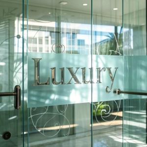 Customizable Durable Stylish Tempered Safety Glass Door Panel Options