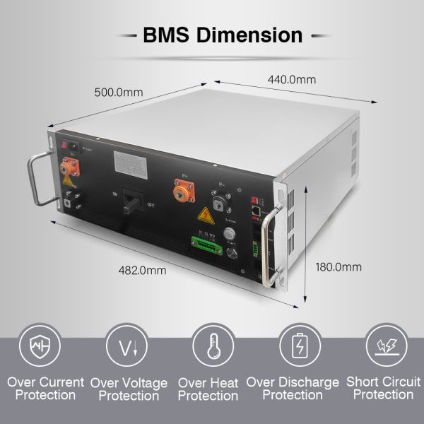 GCE 5U HV BMS 45S 400A 144V China BMS High-voltage BMS manufacturer Custom high voltage cluster BMS solution