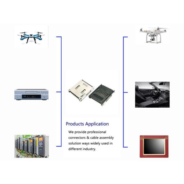 Master Version Mini Sd Card Connector  , Slot Type Sim Card Socket Connector