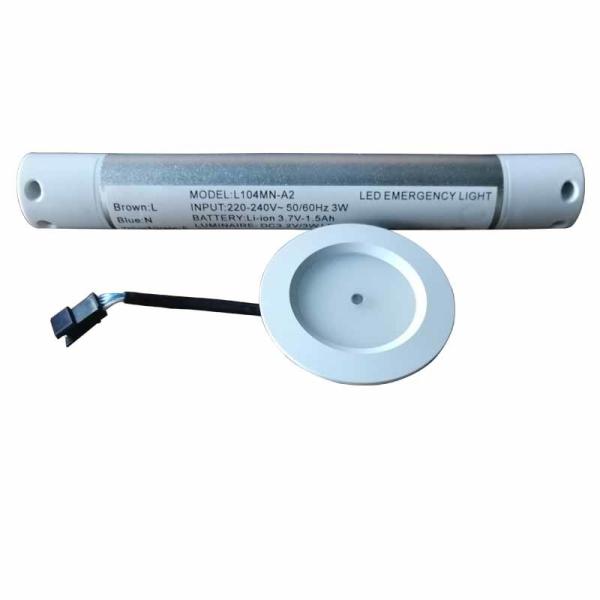 Aluminous Casing 3W Rechargeable Emergency Light IP20 High Brightness