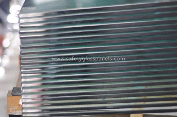 Shattered Thermally Tempered Glass Window Film Annealed Glass , High Strength