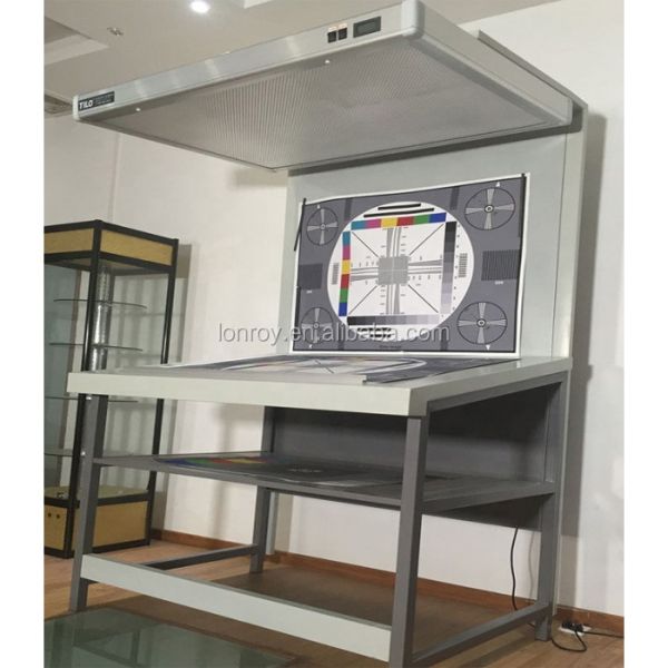 ISO 3664 Standard Printing Sample Stand D50 D65 Color Matching Light Box Ink Proofer Evaluation