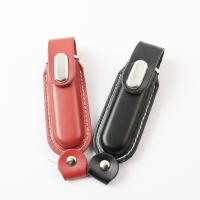 Données de téléchargement de clé USB 3.0 en cuir de 80 Mo/s 16 Go gratuitement